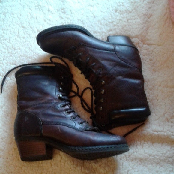 Double-H Shoes - 🌺🖤Leather oil bronze looking womens boots🖤🌺